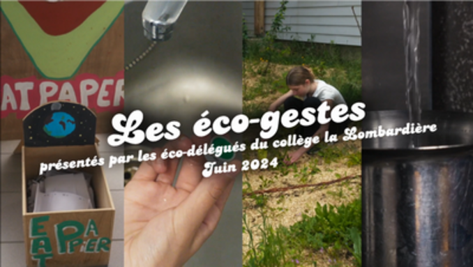 Les écogestes